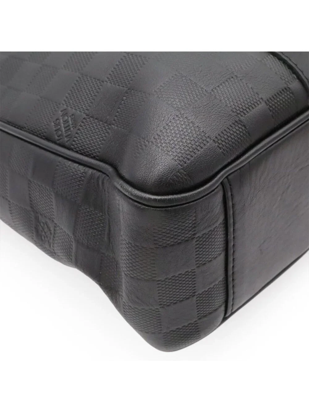 Louis Vuitton Damier Infini Tadao PM Tote Bag Business Briefcase Onyx Black